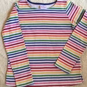 Hanna Andersson Multicolor Striped Long Sleeve Tee